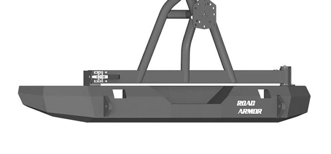 Road Armor Rear Stealth Non-Winch Bumper